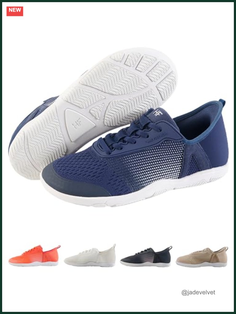 Zero-Drop Barefoot Sneakers - Hands-Off Entry, Wide Toe Box, Unisex Walking